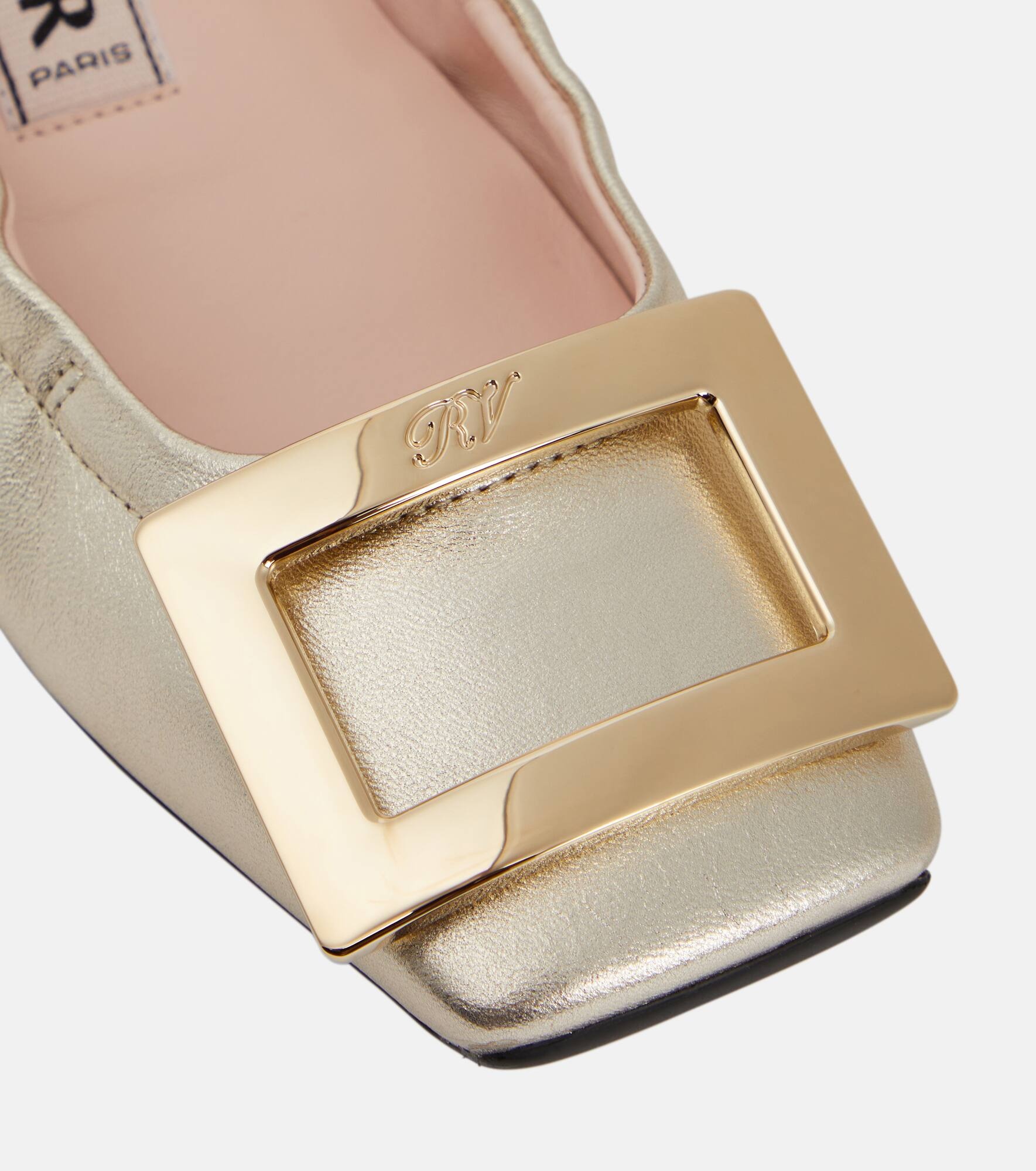 Viv' Pockette leather ballet flats - 6