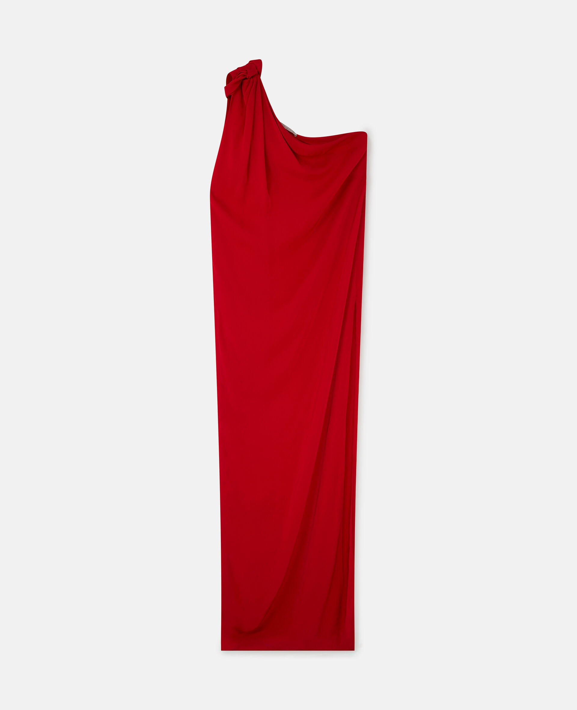 One-Shoulder Scarf Maxi Dress - 1