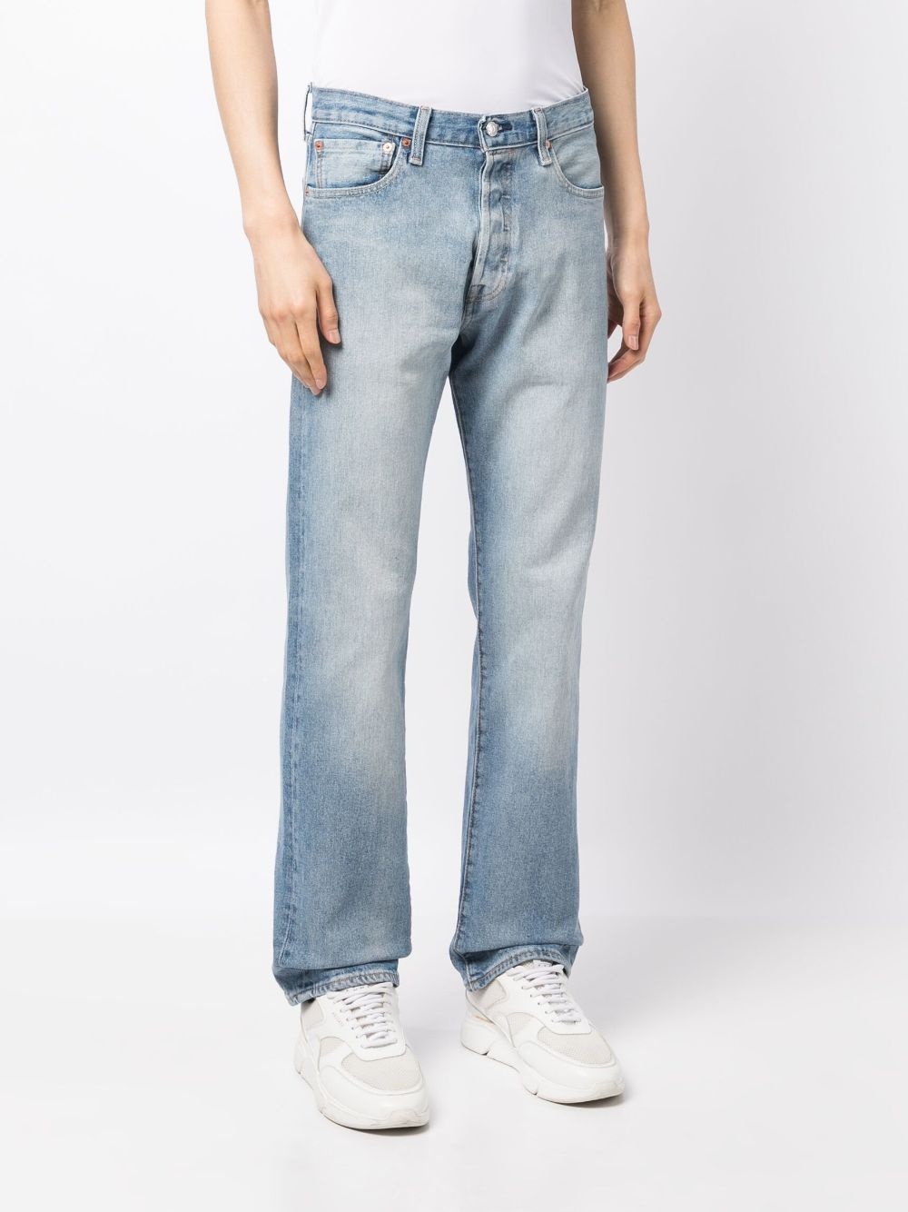 mid-rise straight-leg jeans - 3