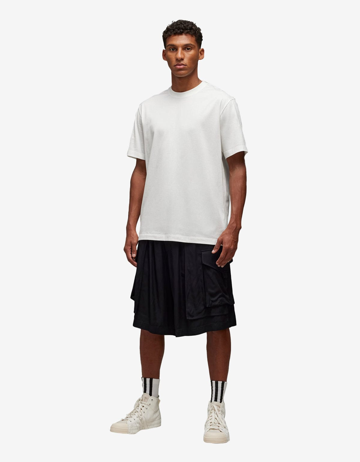 Y-3 White Graphic Print T-Shirt - 11