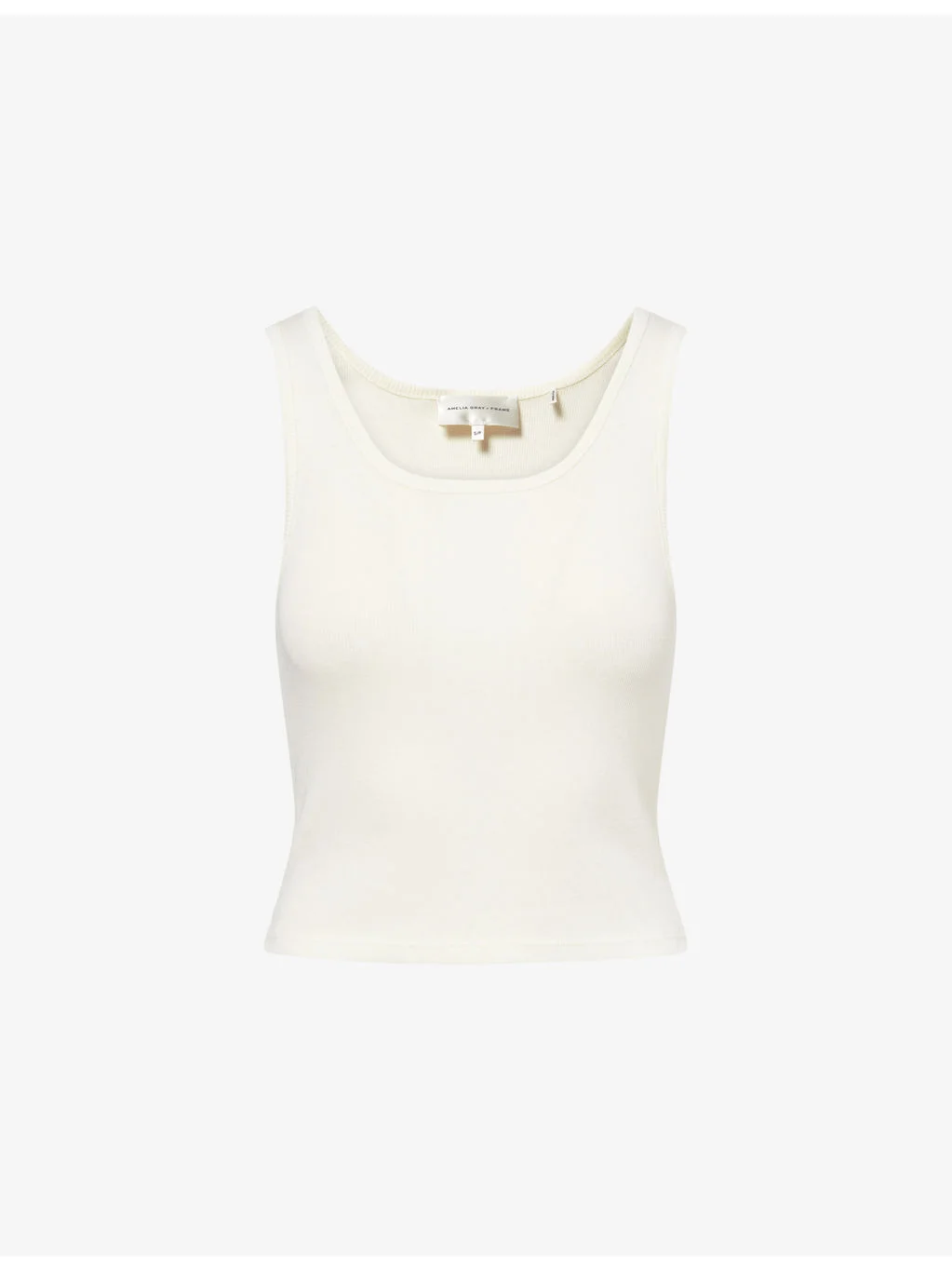 FRAME x Amelia Gray The Ghost Cotton-Blend Tank Top - 1