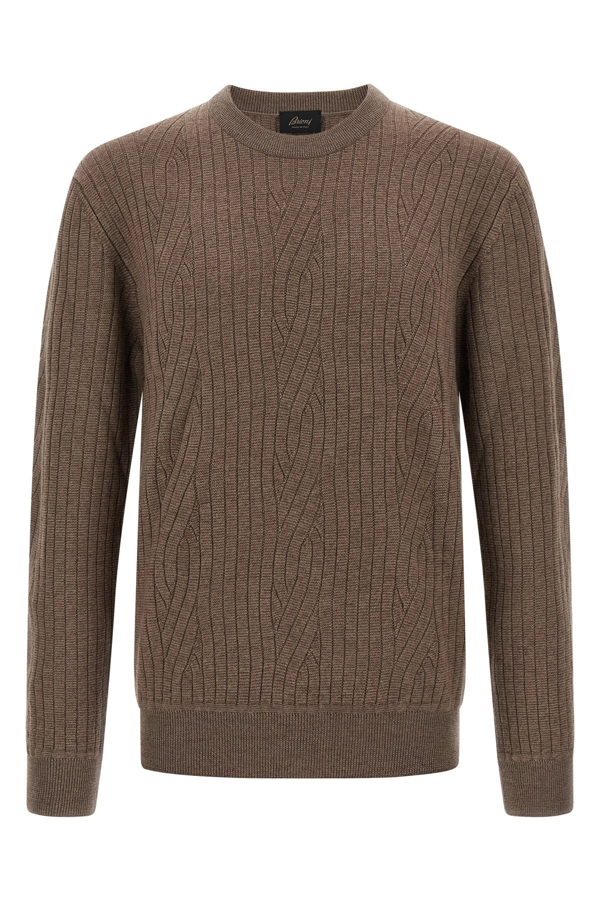 Ribbed and braid sweater - 1