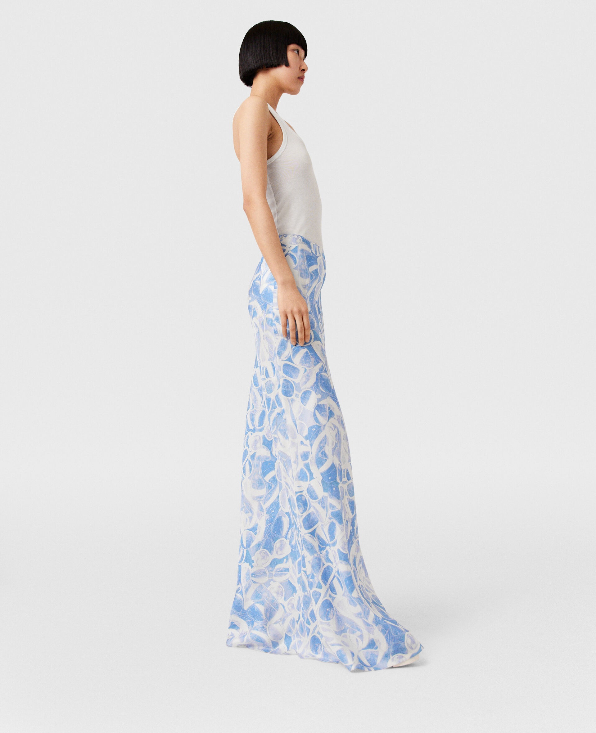 Sunglasses Print Maxi Skirt - 3
