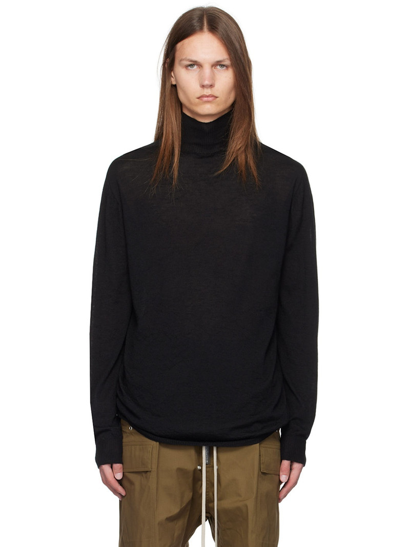 Black Porterville Oversized Turtleneck 1