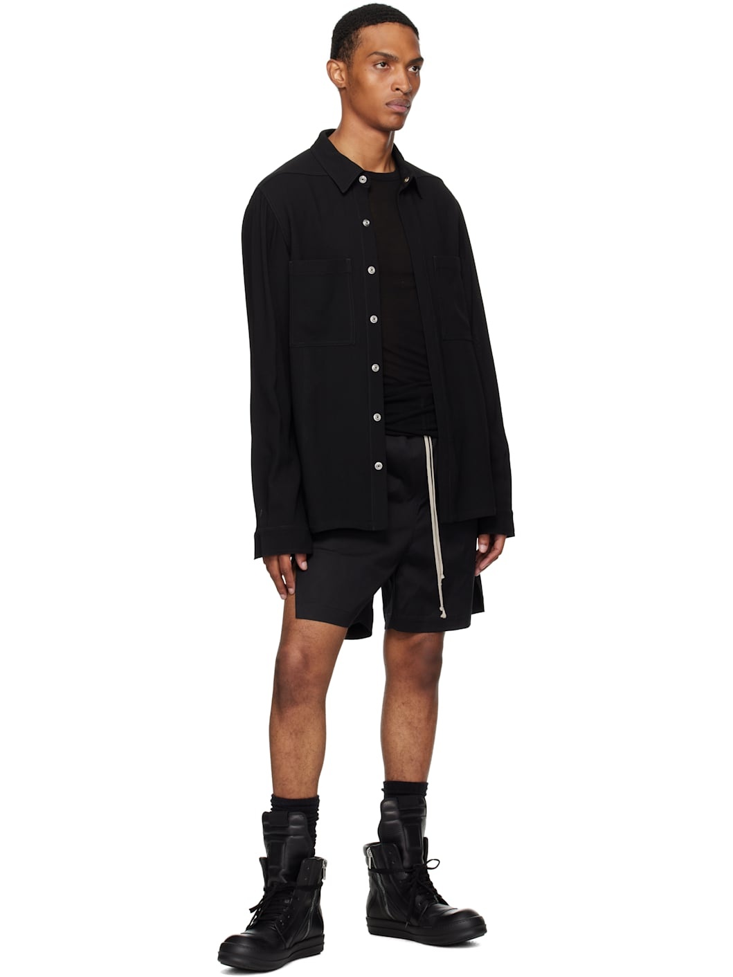 Black Concordians Outer Shirt - 4