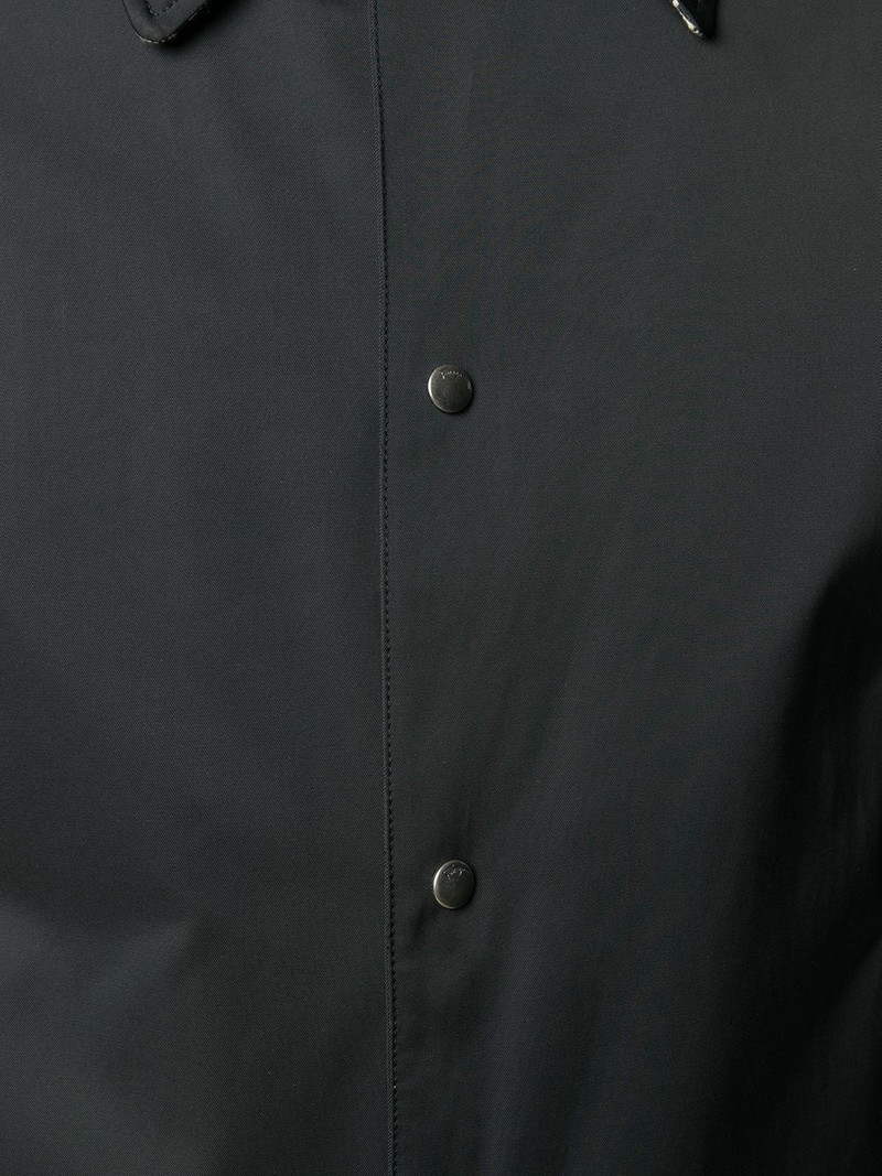contrast collar jacket 5