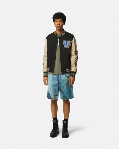 VERSACE JEANS COUTURE Logo Patch Bomber Jacket outlook