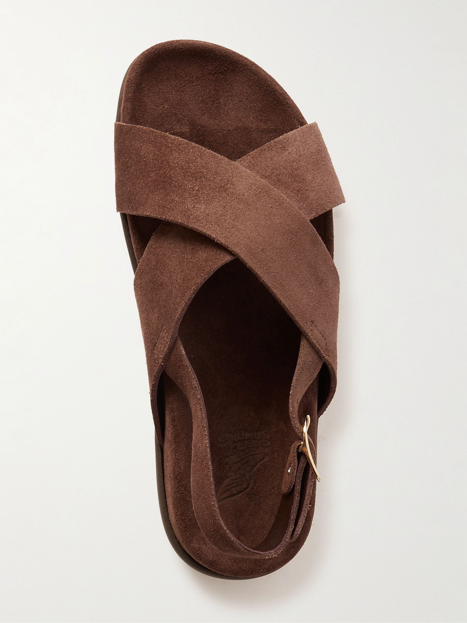 Ikesia suede slingback sandals Brown - 5