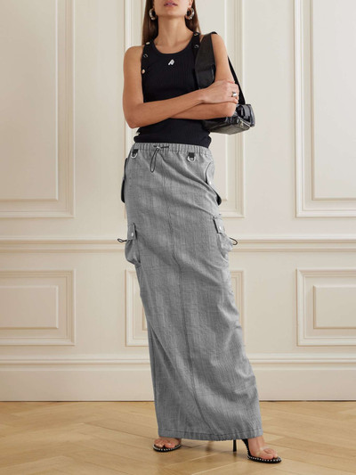 COPERNI Prince of Wales checked wool maxi skirt outlook