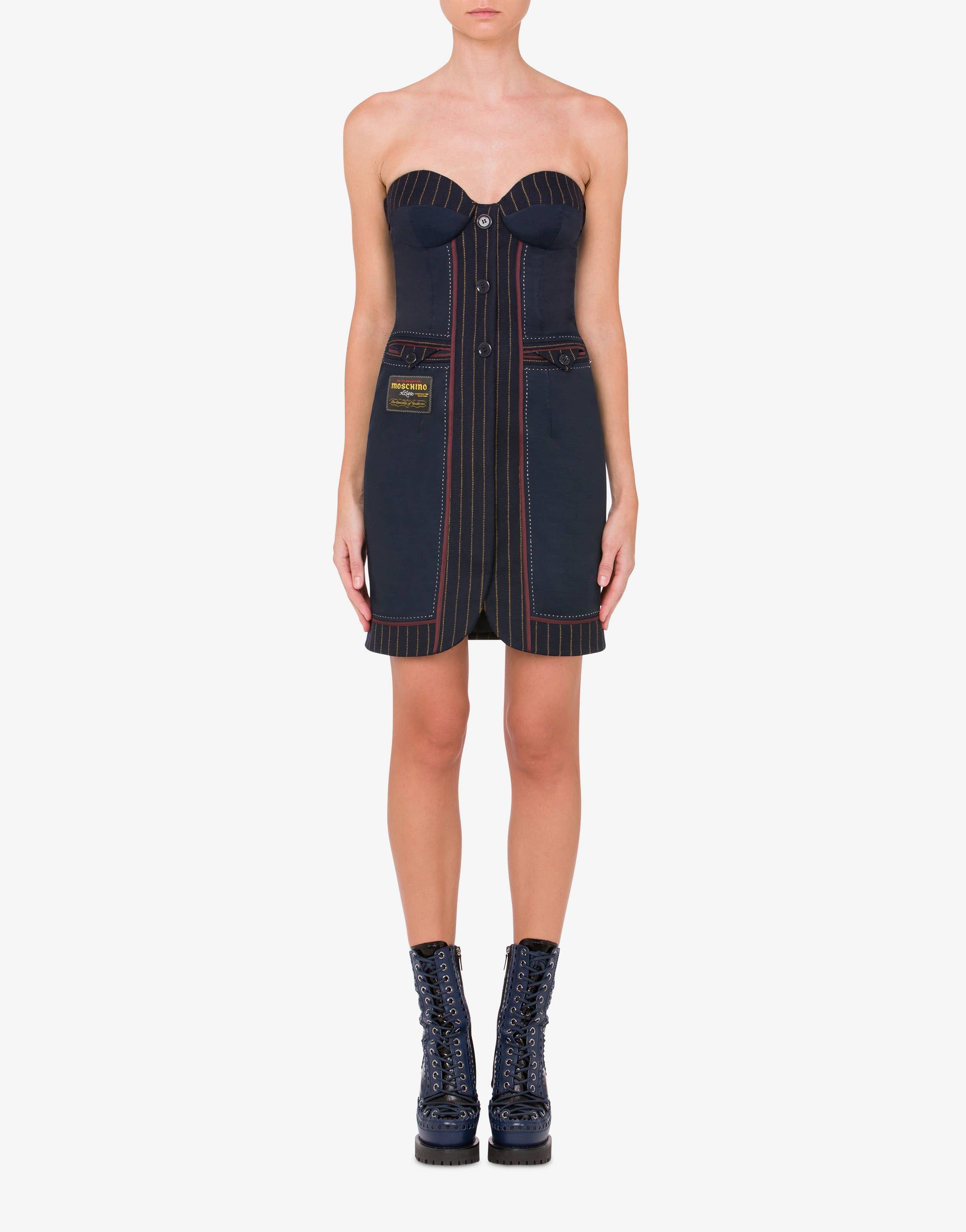 INSIDE OUT WOOL CORSET DRESS - 2
