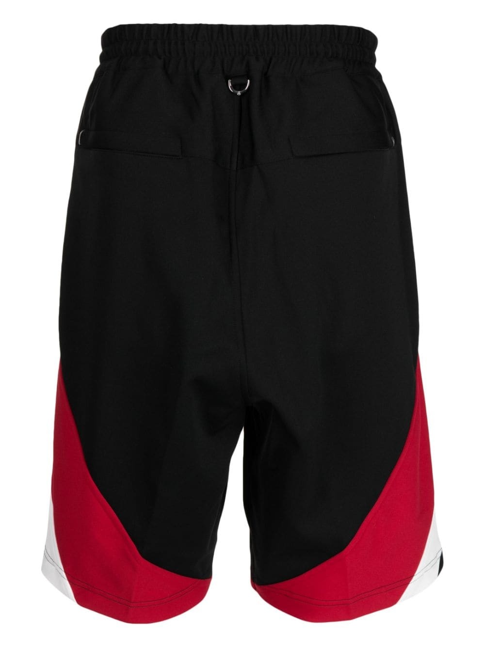 colour-block track shorts - 2
