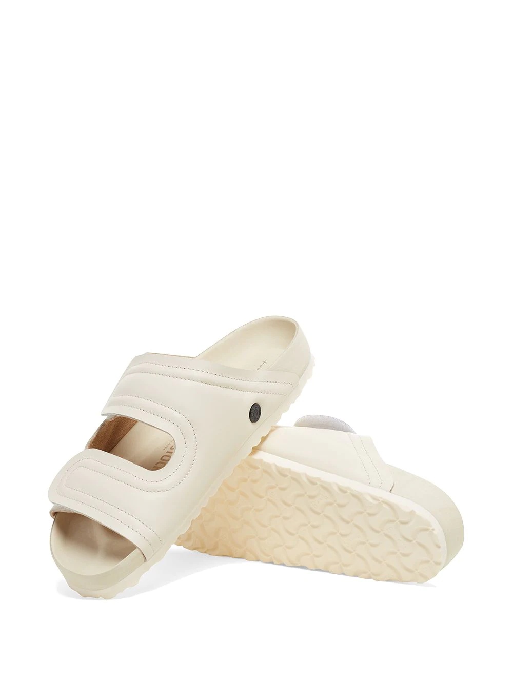 touch-strap leather sandals - 3