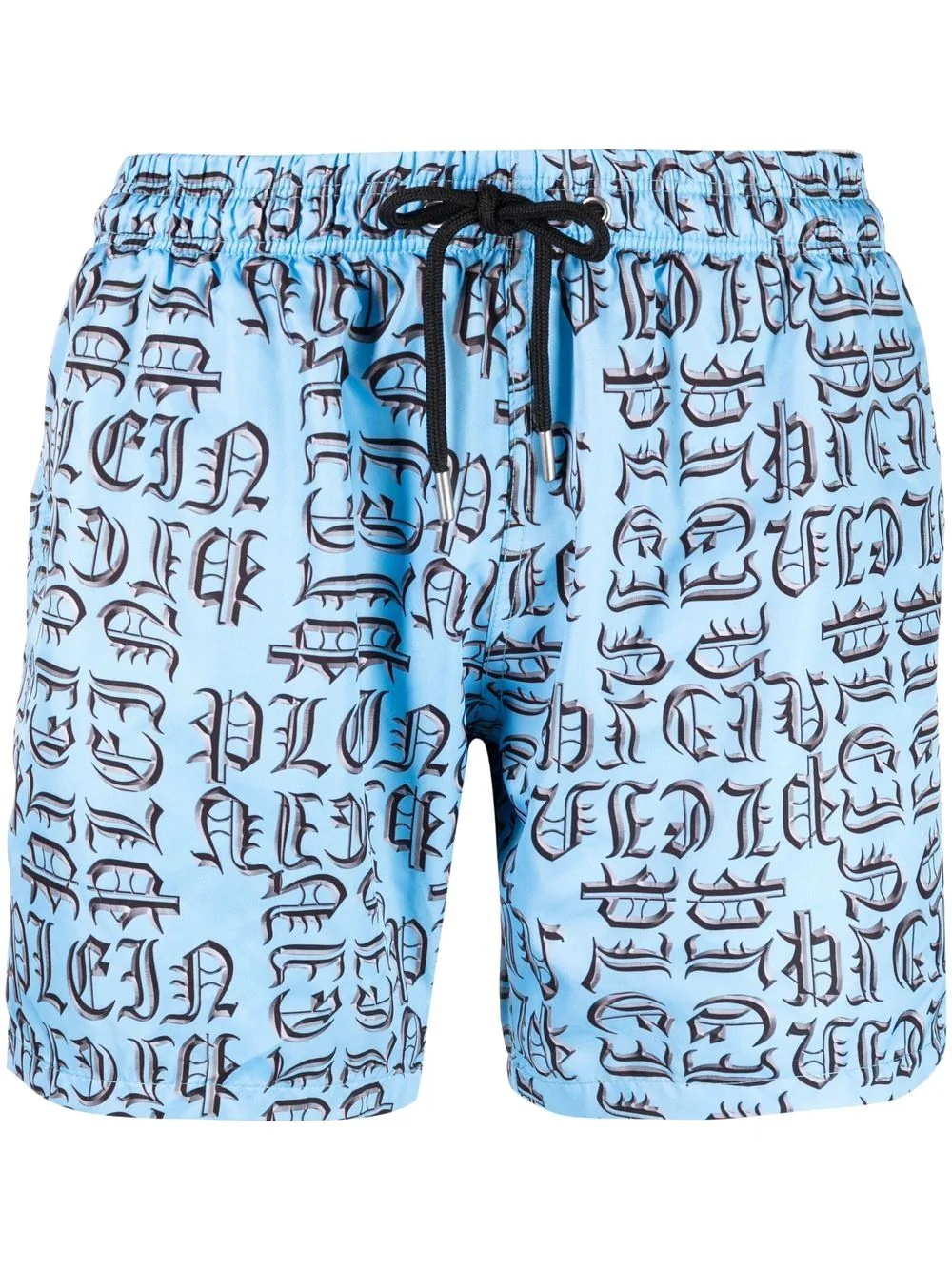 logo-print swim shorts - 1