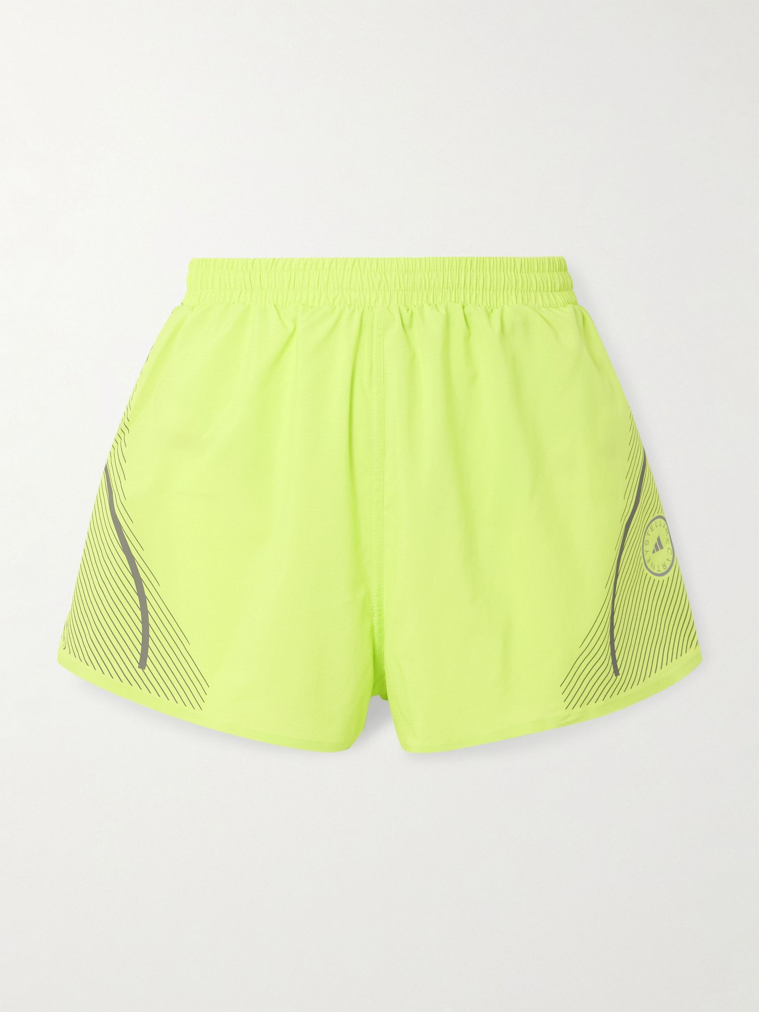 TruePace printed recycled-shell shorts Lime green - 1