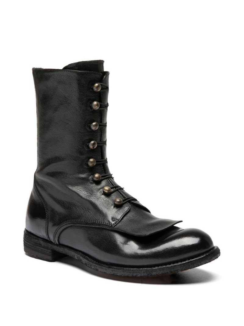 OFFICINE CREATIVE Lexikon zip leather boots outlook