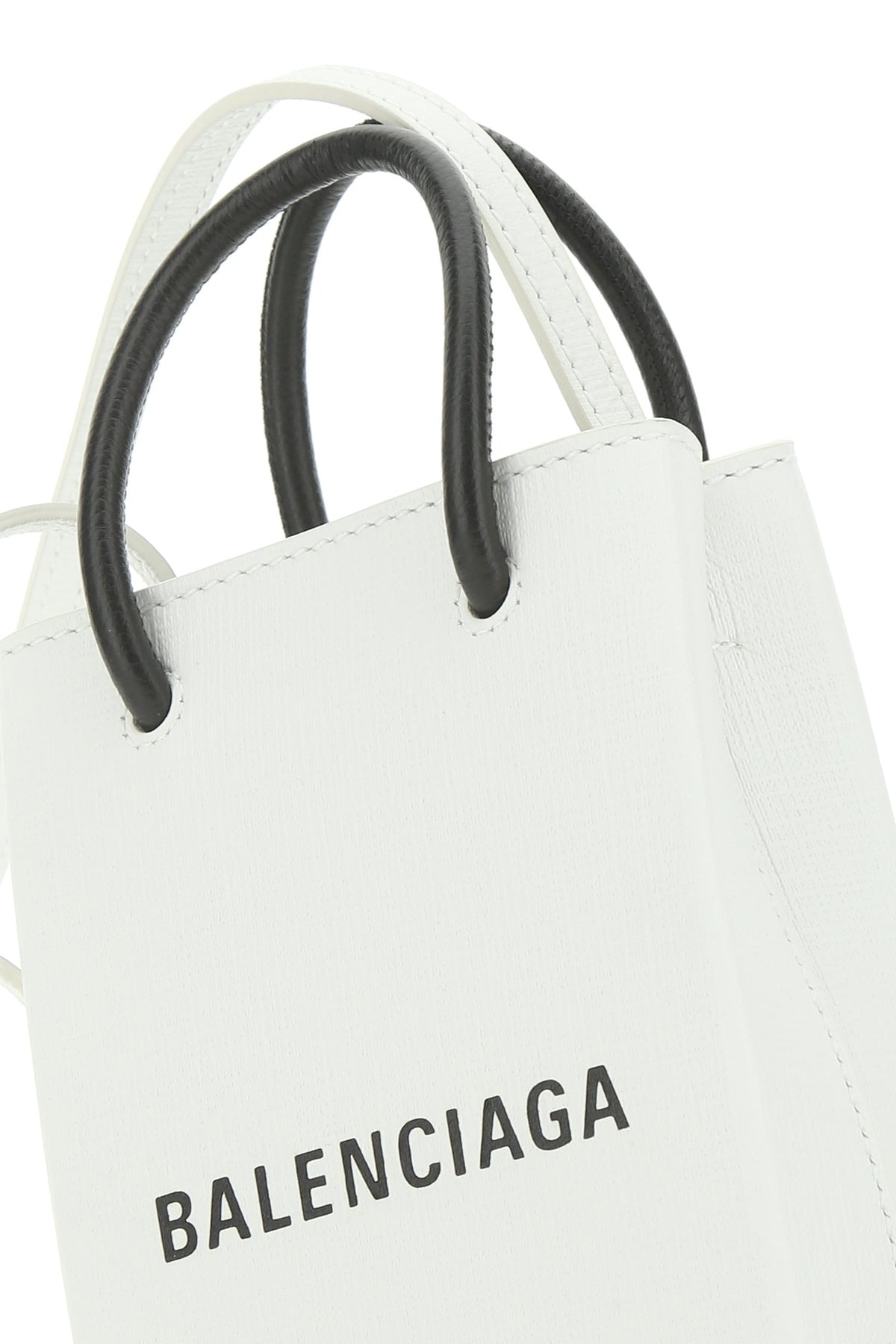 White leather handbag - 4
