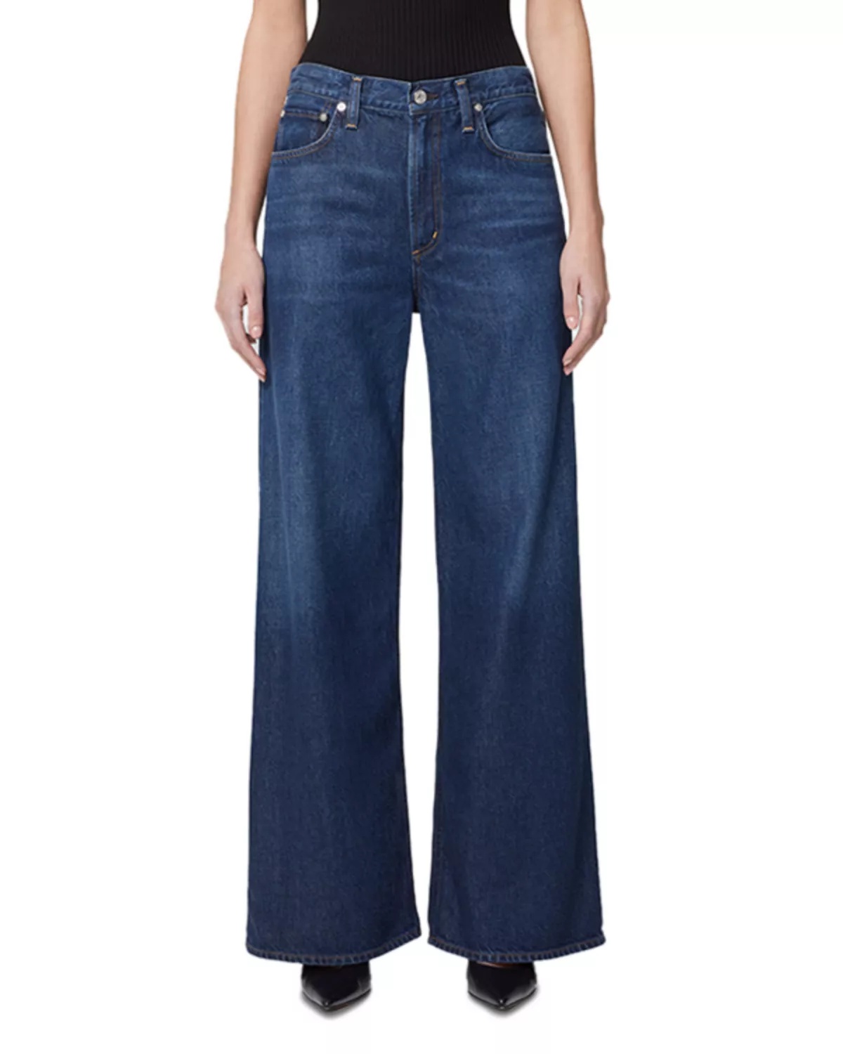 Paloma High Rise Wide Leg Jeans in Gamut - 1