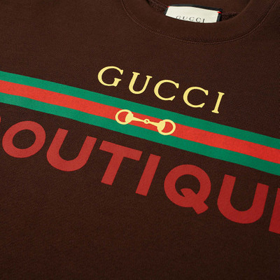 GUCCI Gucci Boutique Crew Sweat outlook