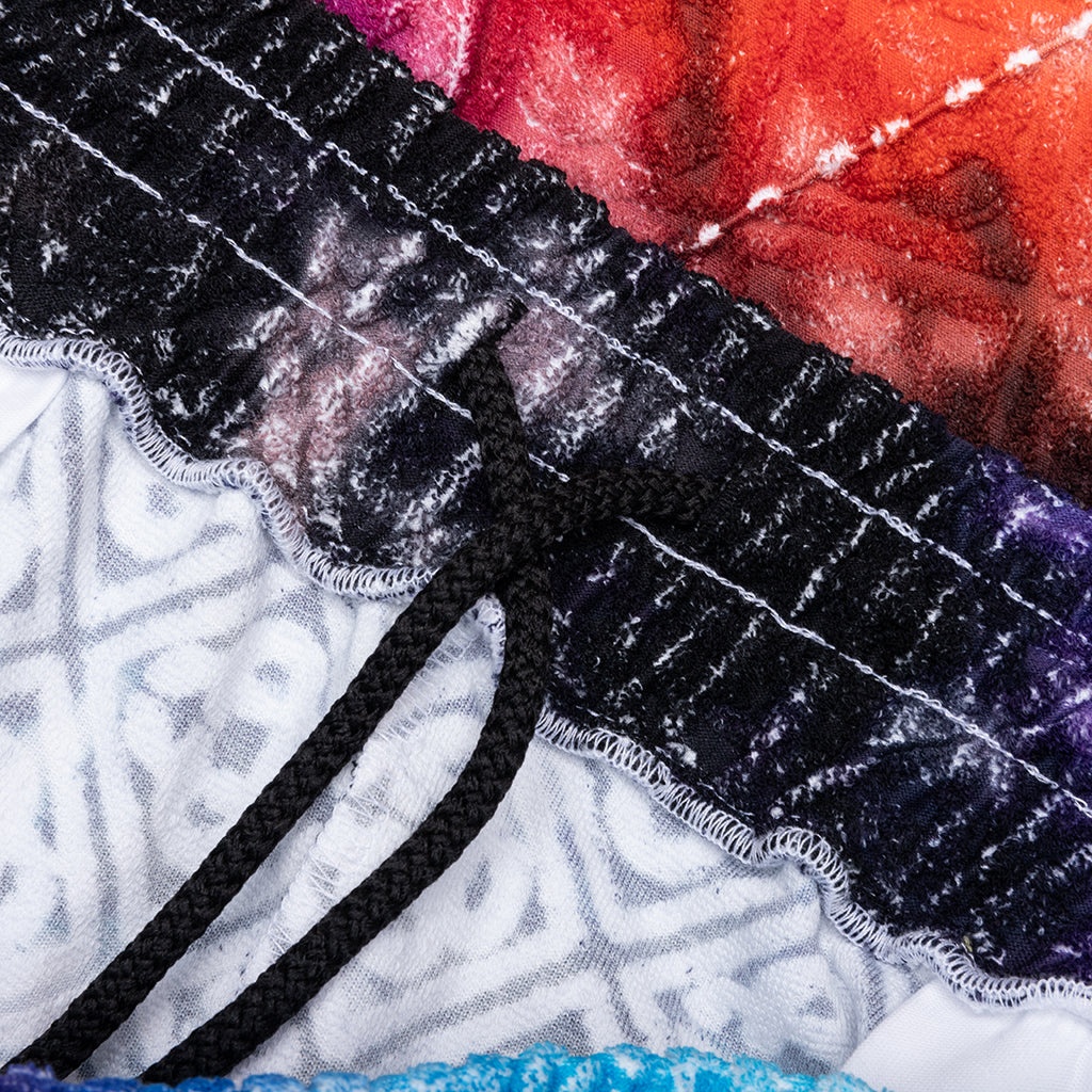 GRADIENT TOWELLING SHORTS - TIE DYE - 5
