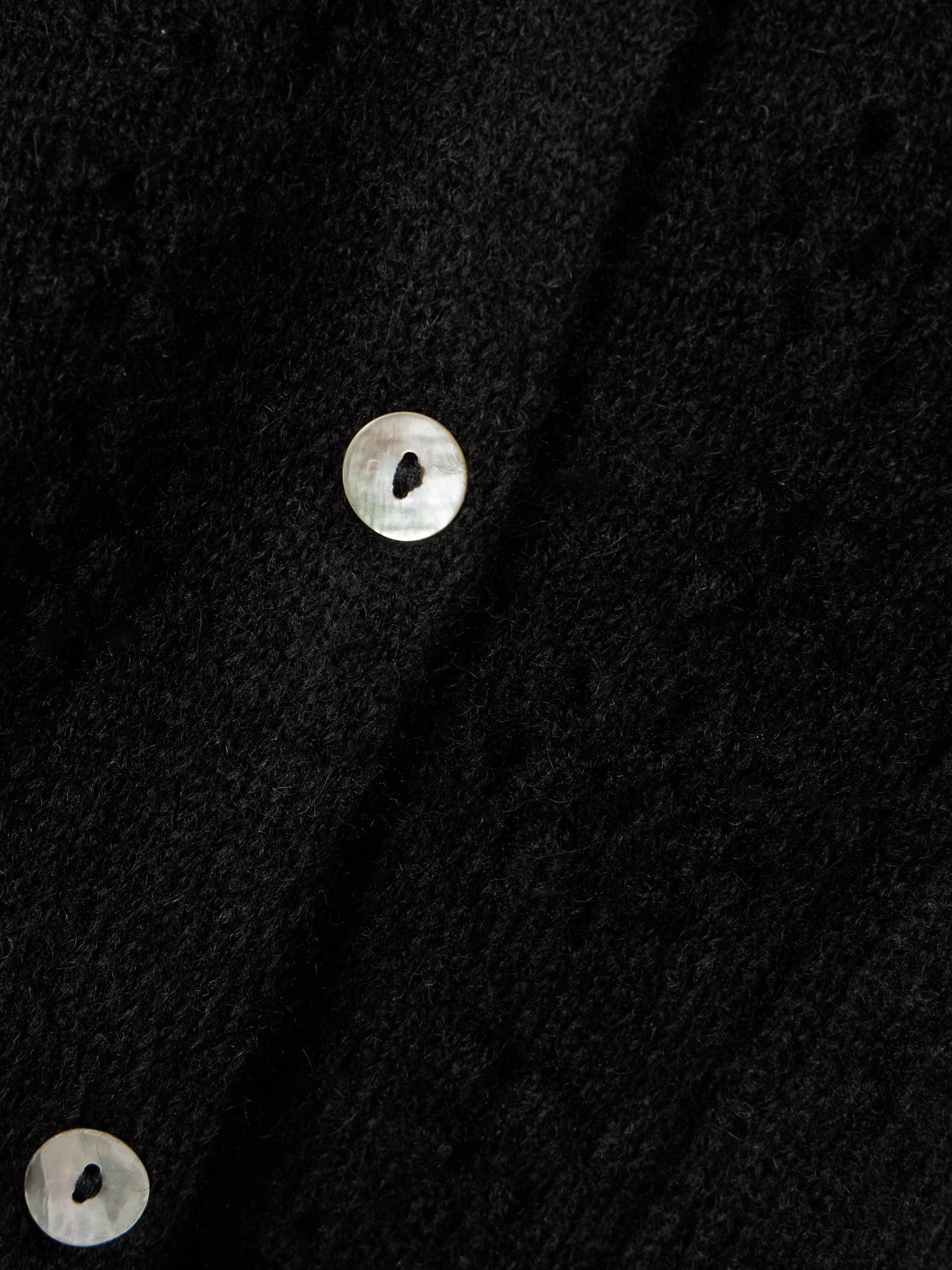 Cassidy pointelle-knit alpaca-blend cardigan Black - 4
