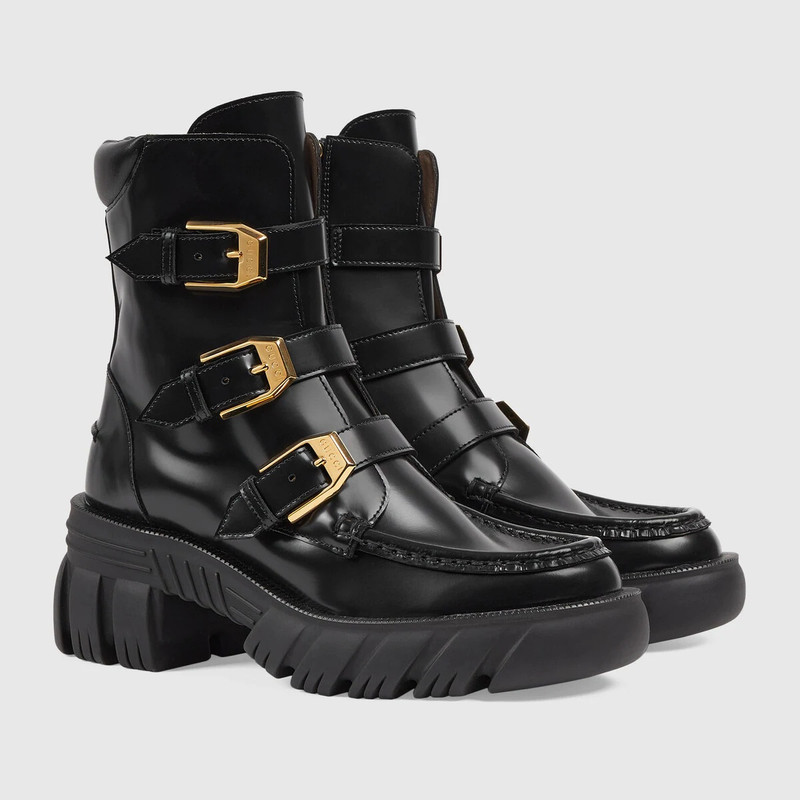 GUCCI Women's ankle boot with buckles outlook