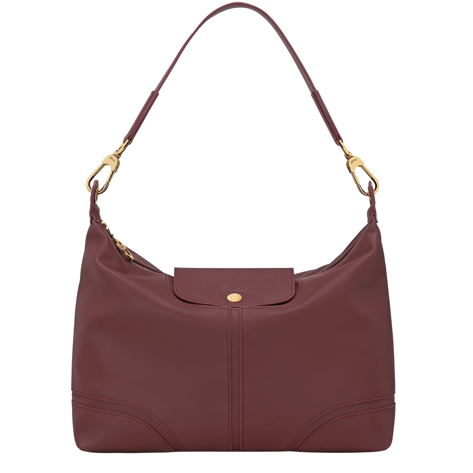 Le Pliage Xtra L Shoulder bag Burgundy - Leather - 1