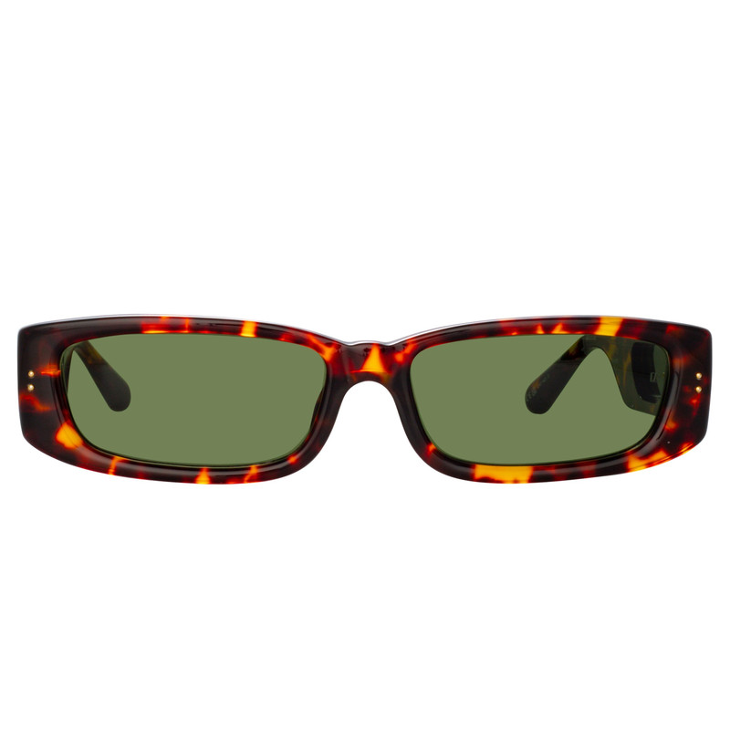 MEN'S TALITA RECTANGULAR SUNGLASSES IN TORTOISESHELL 1