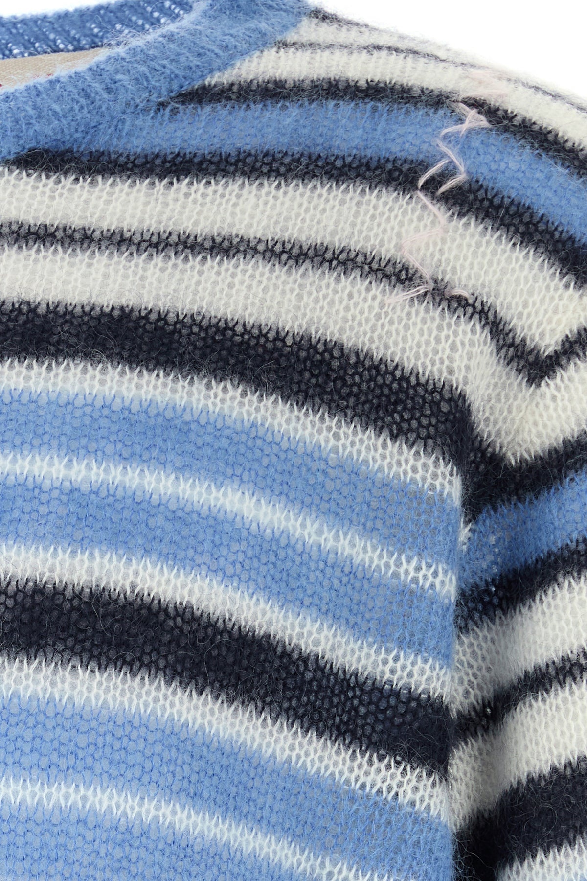 Embroidered mohair blend sweater - 3
