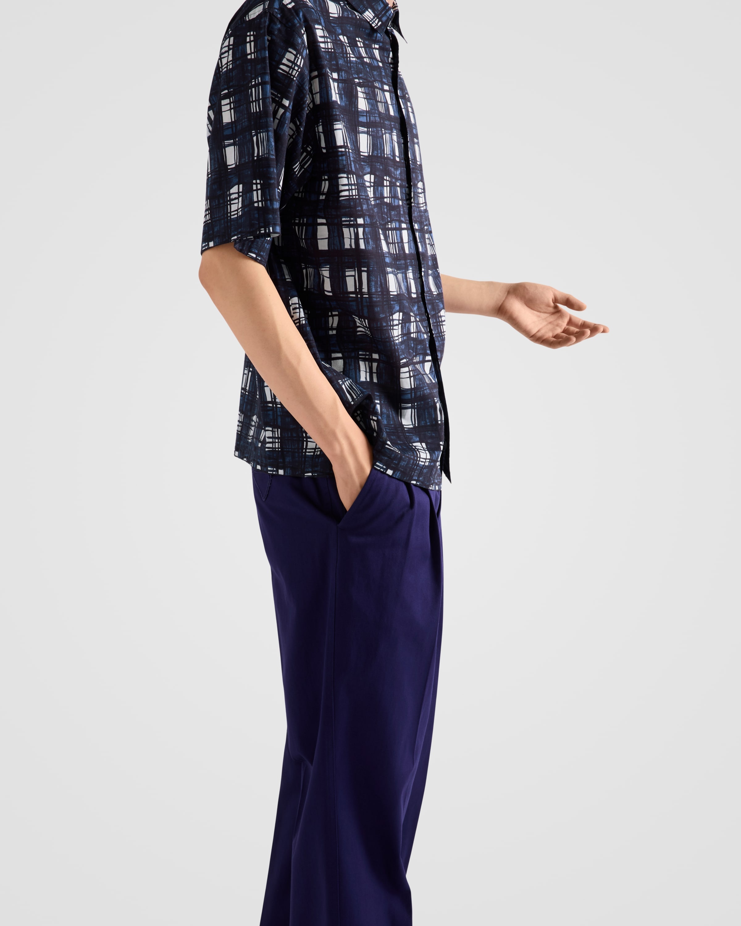 Short-sleeved cotton shirt - 6