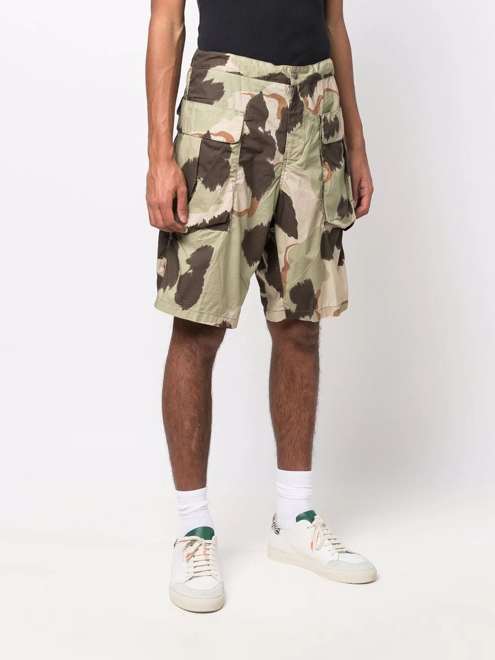 camouflage-print cargo shorts - 3