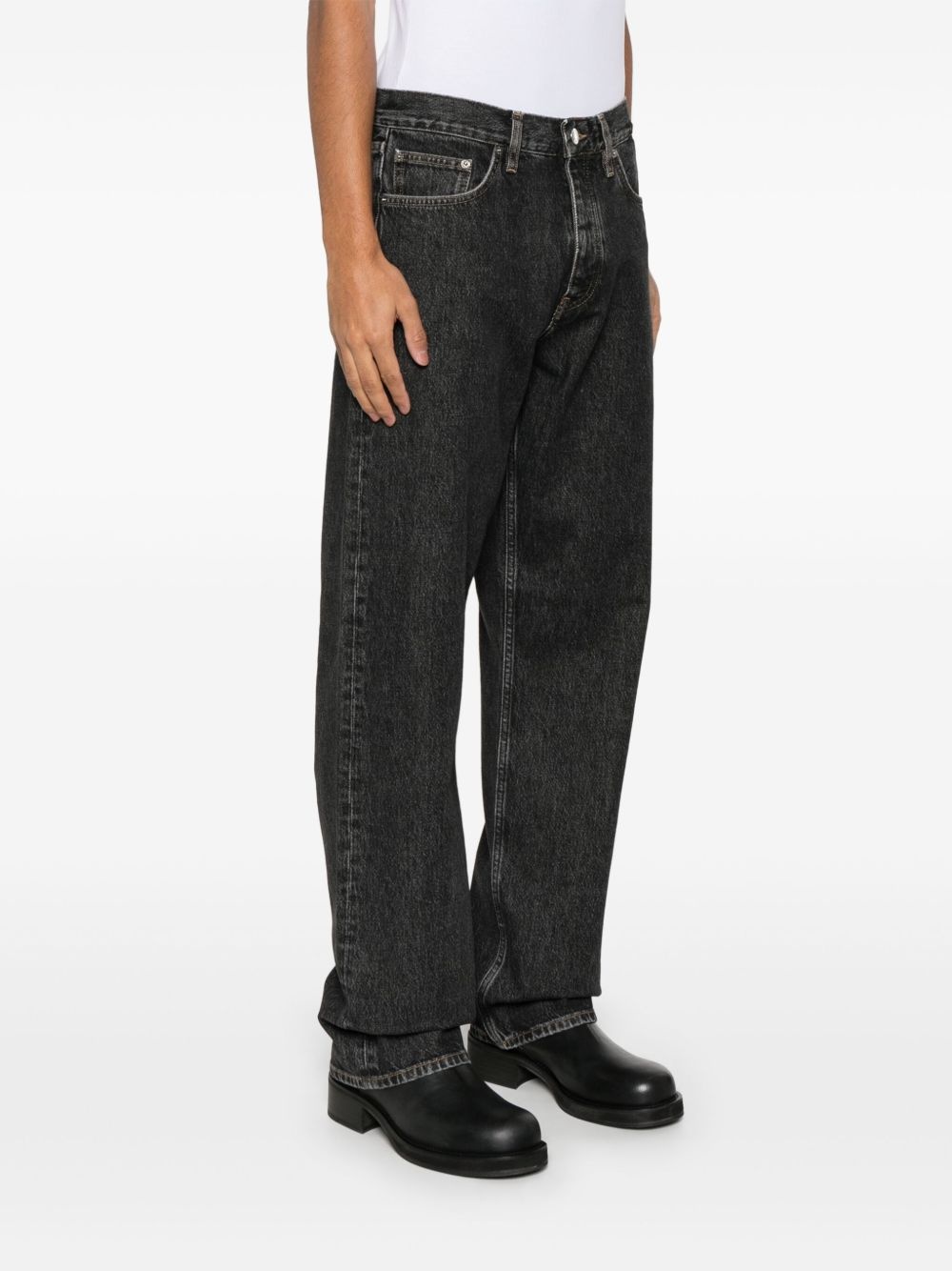 staight-leg jeans - 3