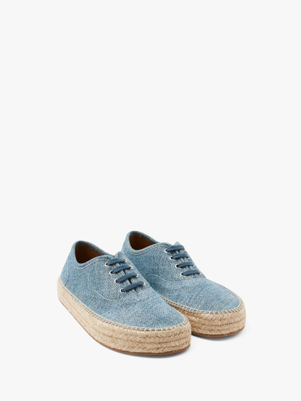 SUEDE LACE-FRONT PLATFORM ESPADRILLES - 2