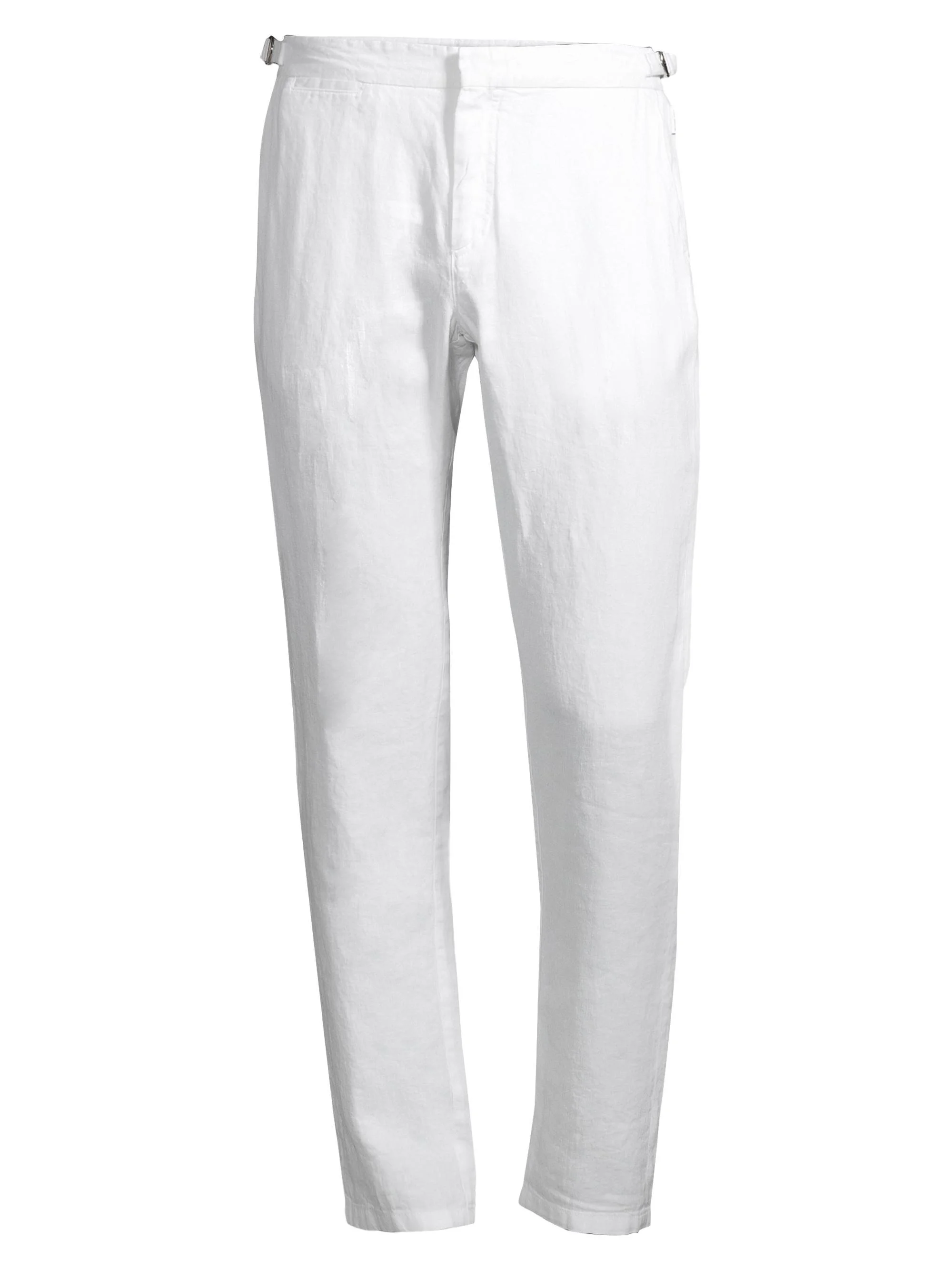 Men's Griffon Linen Trousers - White - 1