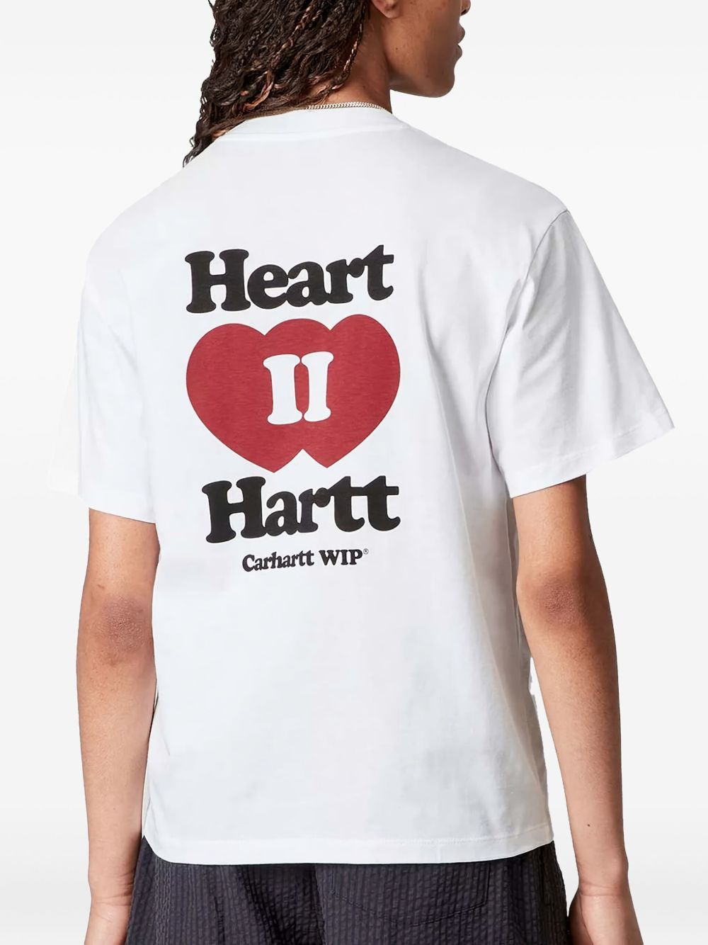 heart-print T-shirt - 2