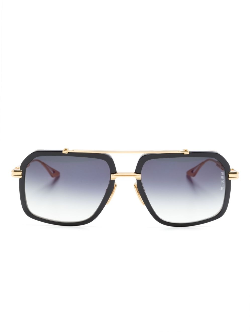 pilot-frame gradient sunglasses - 1