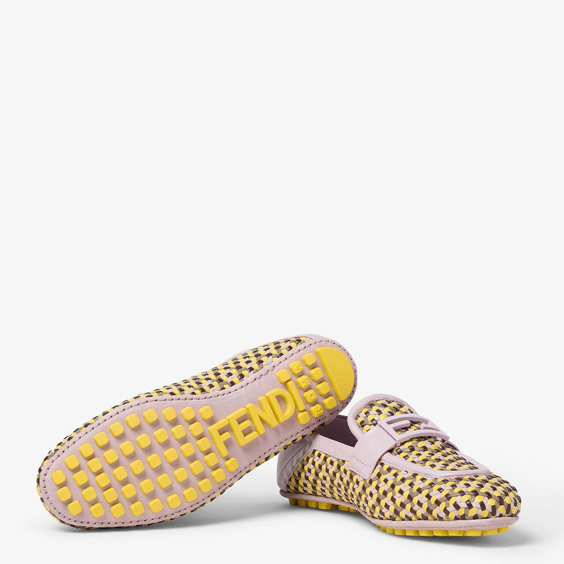 Baguette Multicolor leather loafers 6