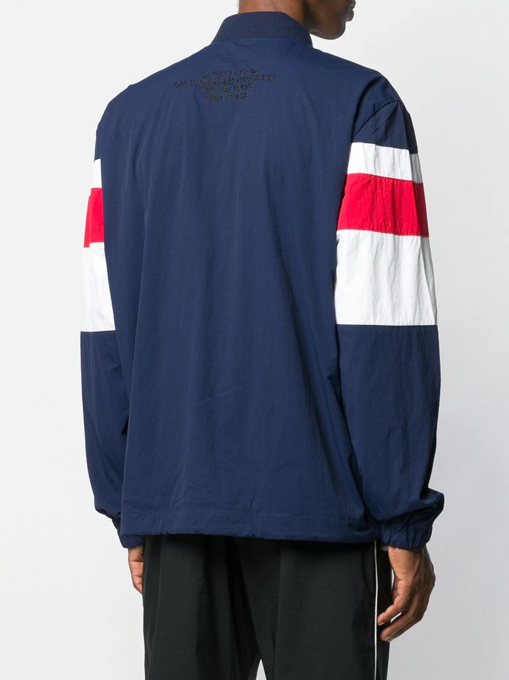 colour-block technical jacket - 4