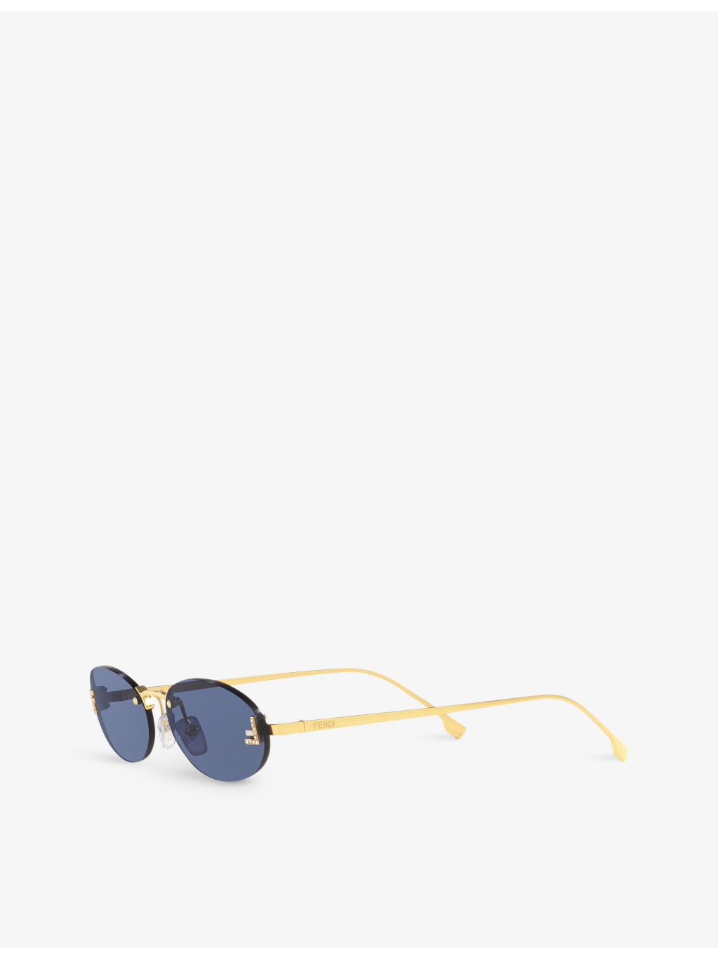 FE4075US oval-frame metal sunglasses - 3