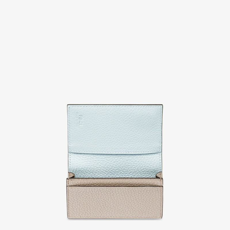 FENDI Two-tone leather card holder outlook