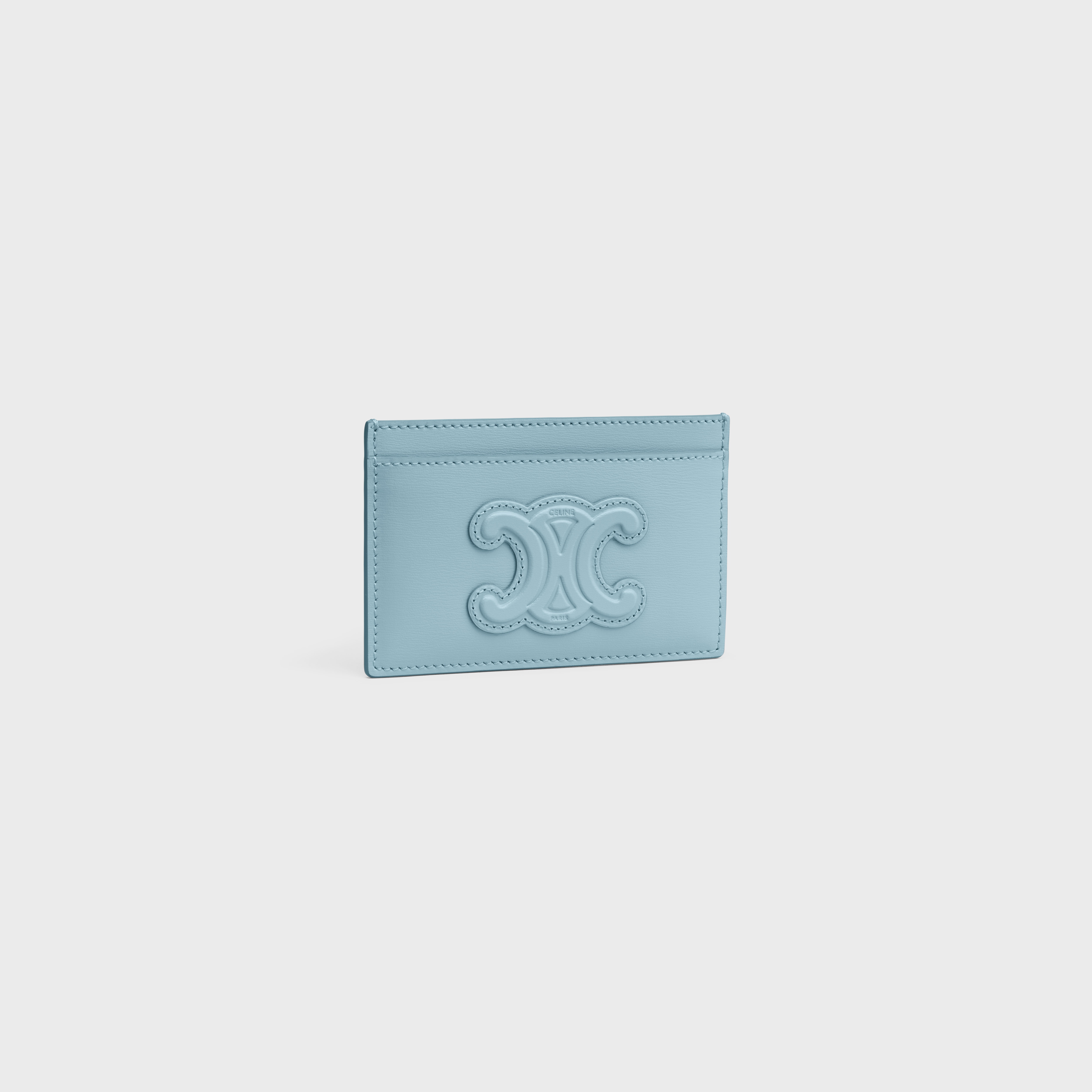 CARD HOLDER CUIR TRIOMPHE IN SHINY CALFSKIN - 2