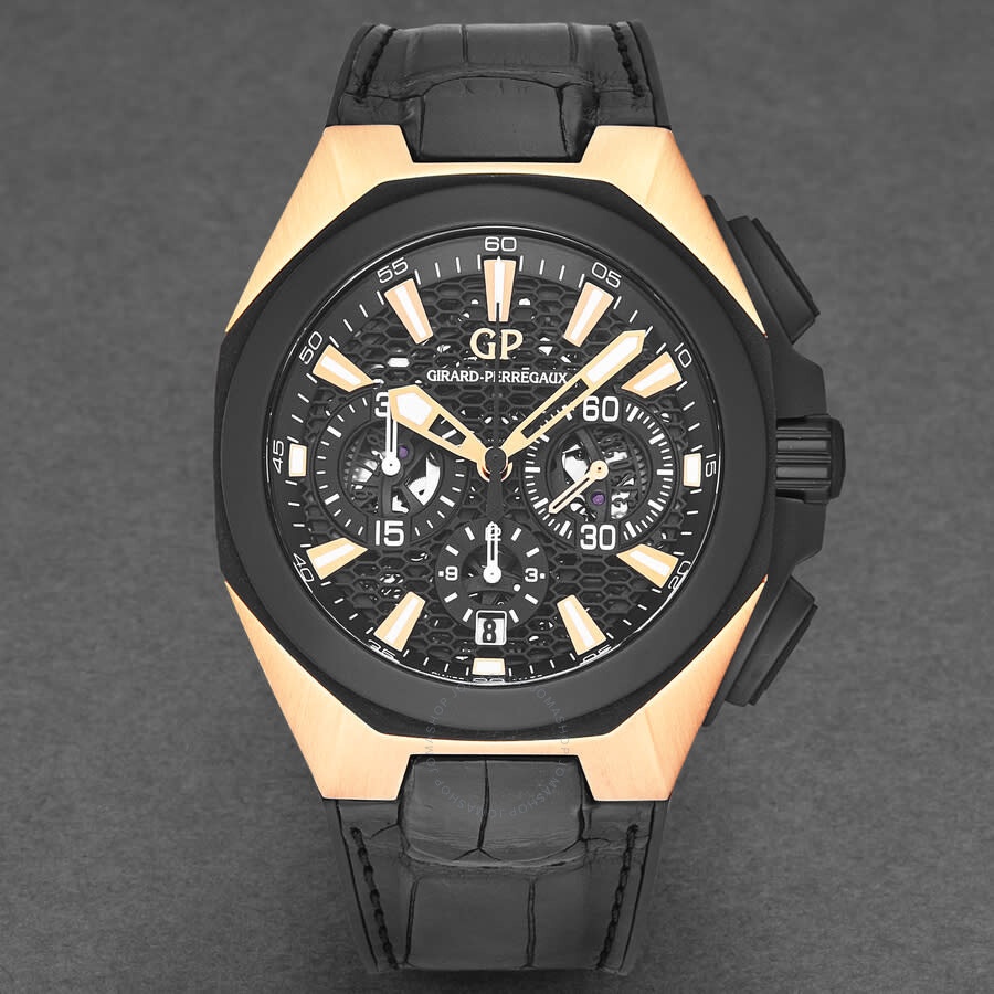 Girard Perregaux Sea Hawk Chronograph Automatic Black Dial Men's Watch 49971-34-632-BB6C - 4