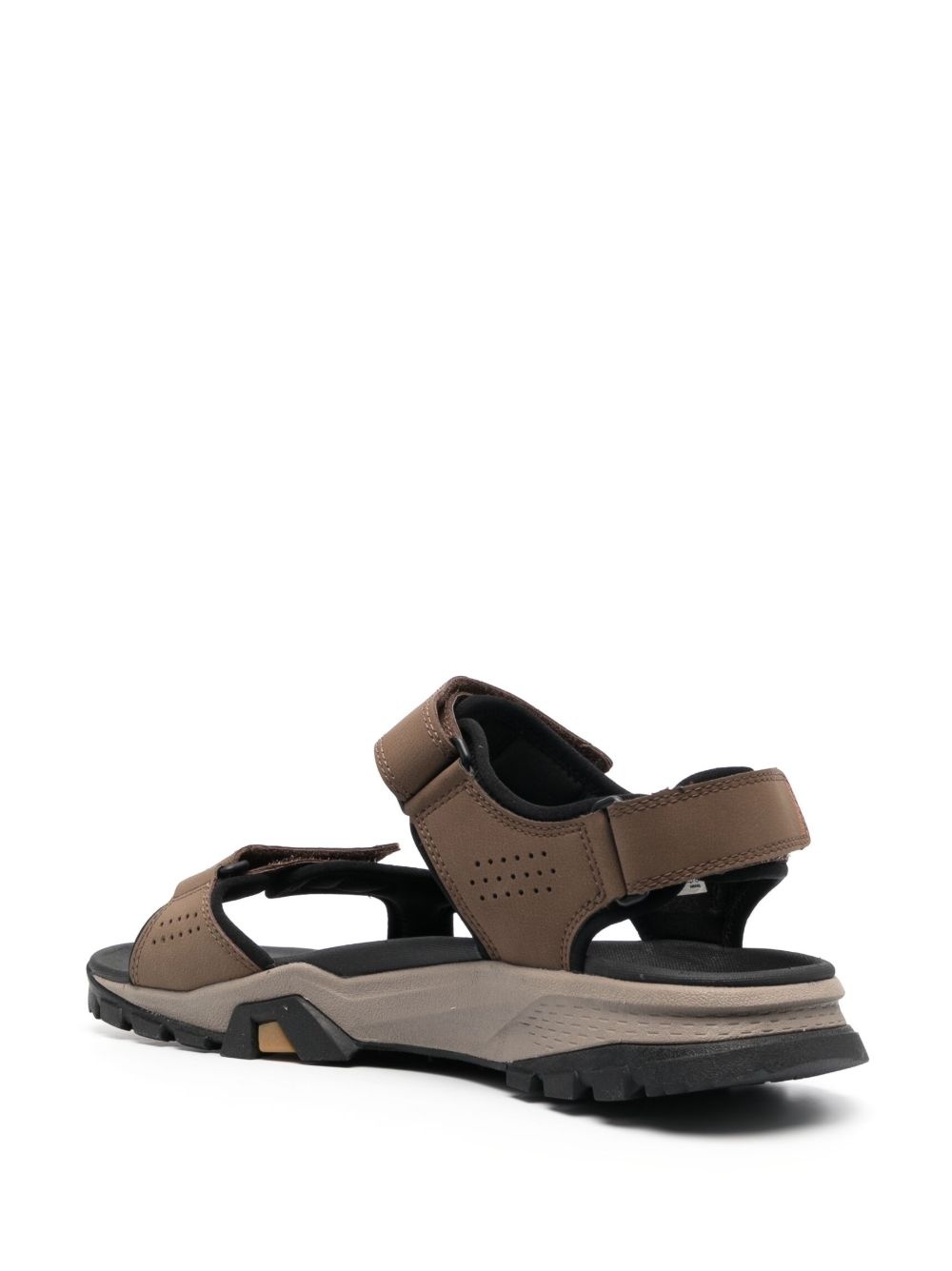 touch-strap leather sandals - 3