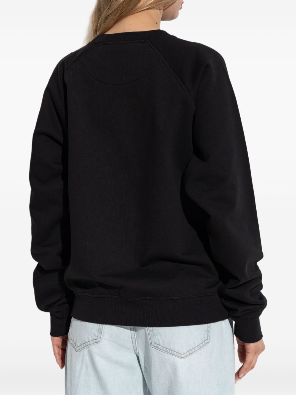 crew-neck embroidered sweatshirt - 5