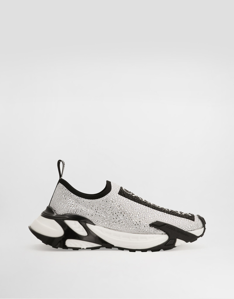Fast sneakers with fusible rhinestones 1