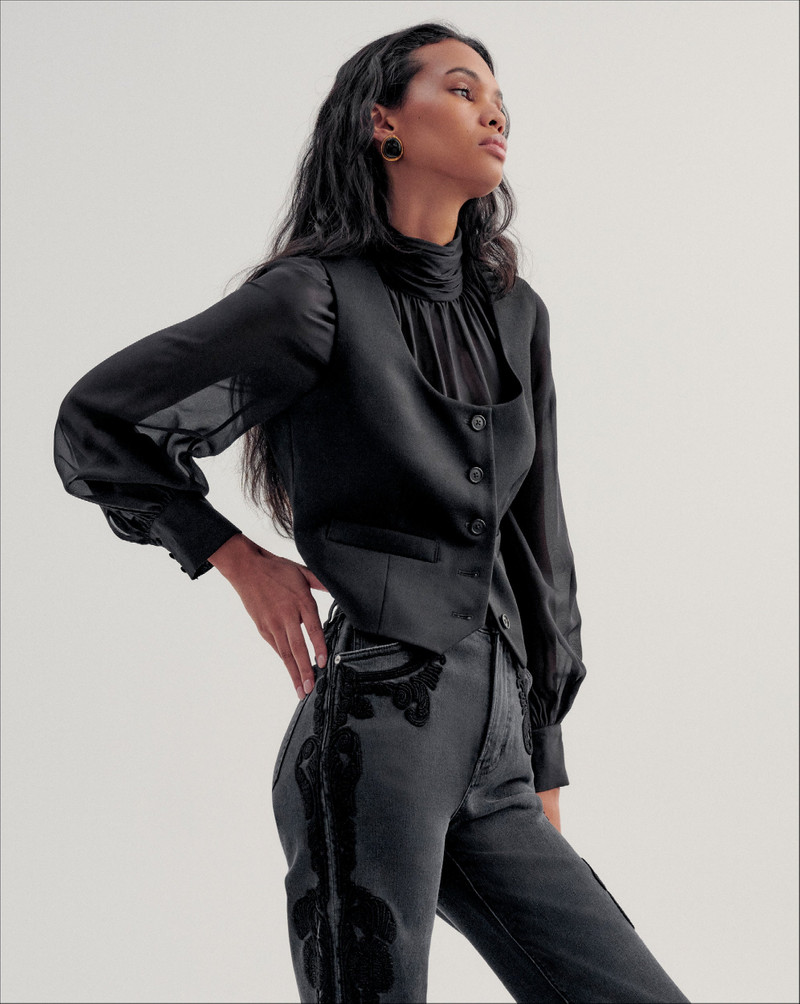 VERONICA BEARD MORRIS WOOL VEST outlook