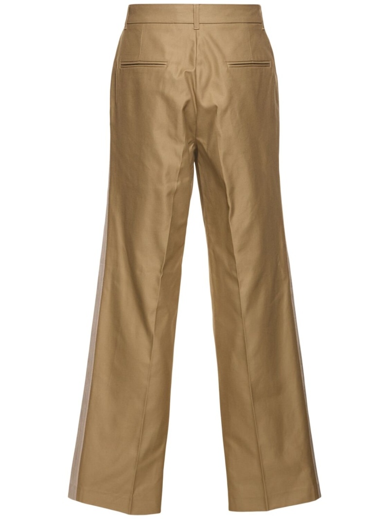 Grosgrain tape suit pants - 5