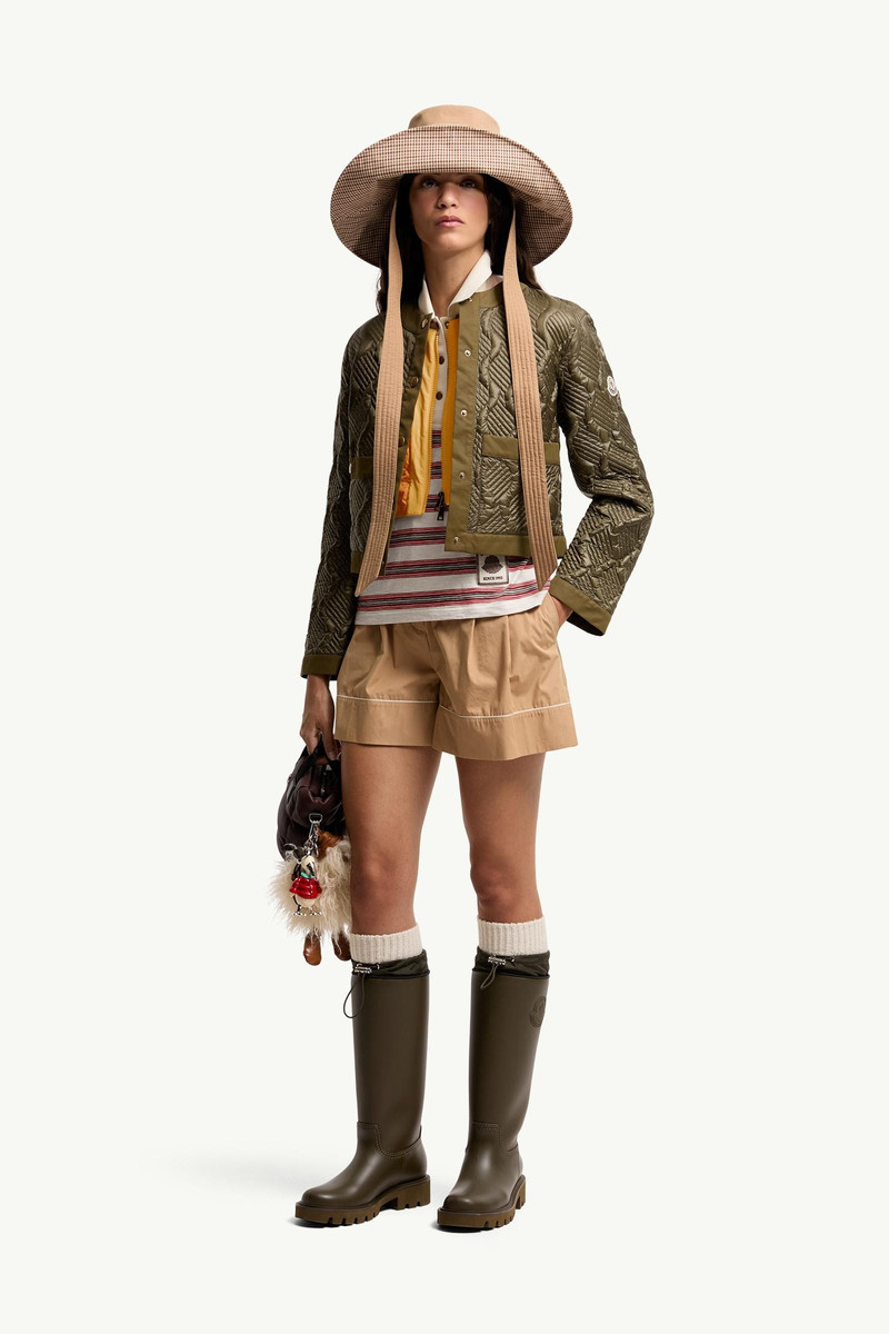 Moncler Tailored Cotton Blend Shorts outlook