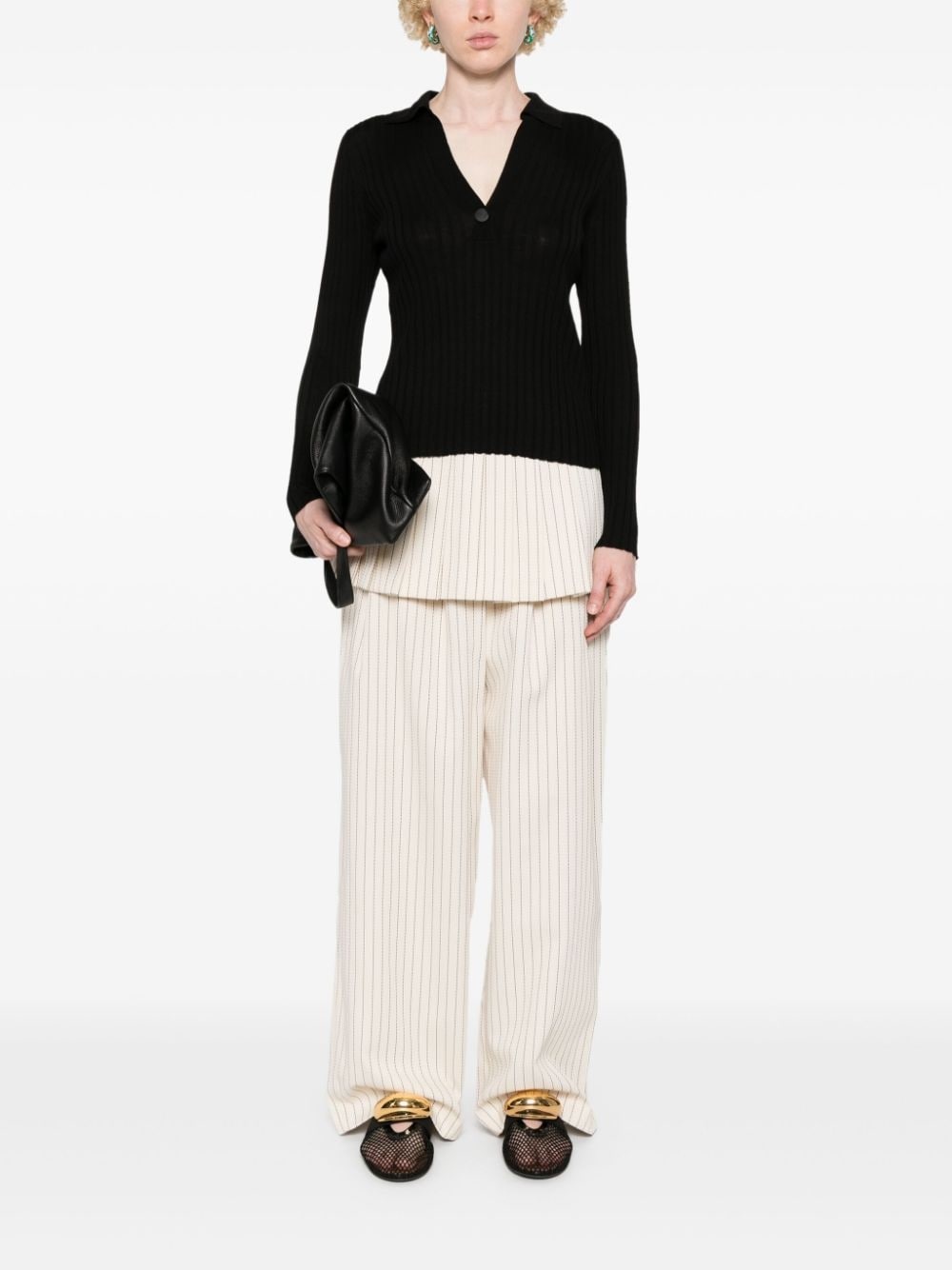 Snap polo sweater - 2