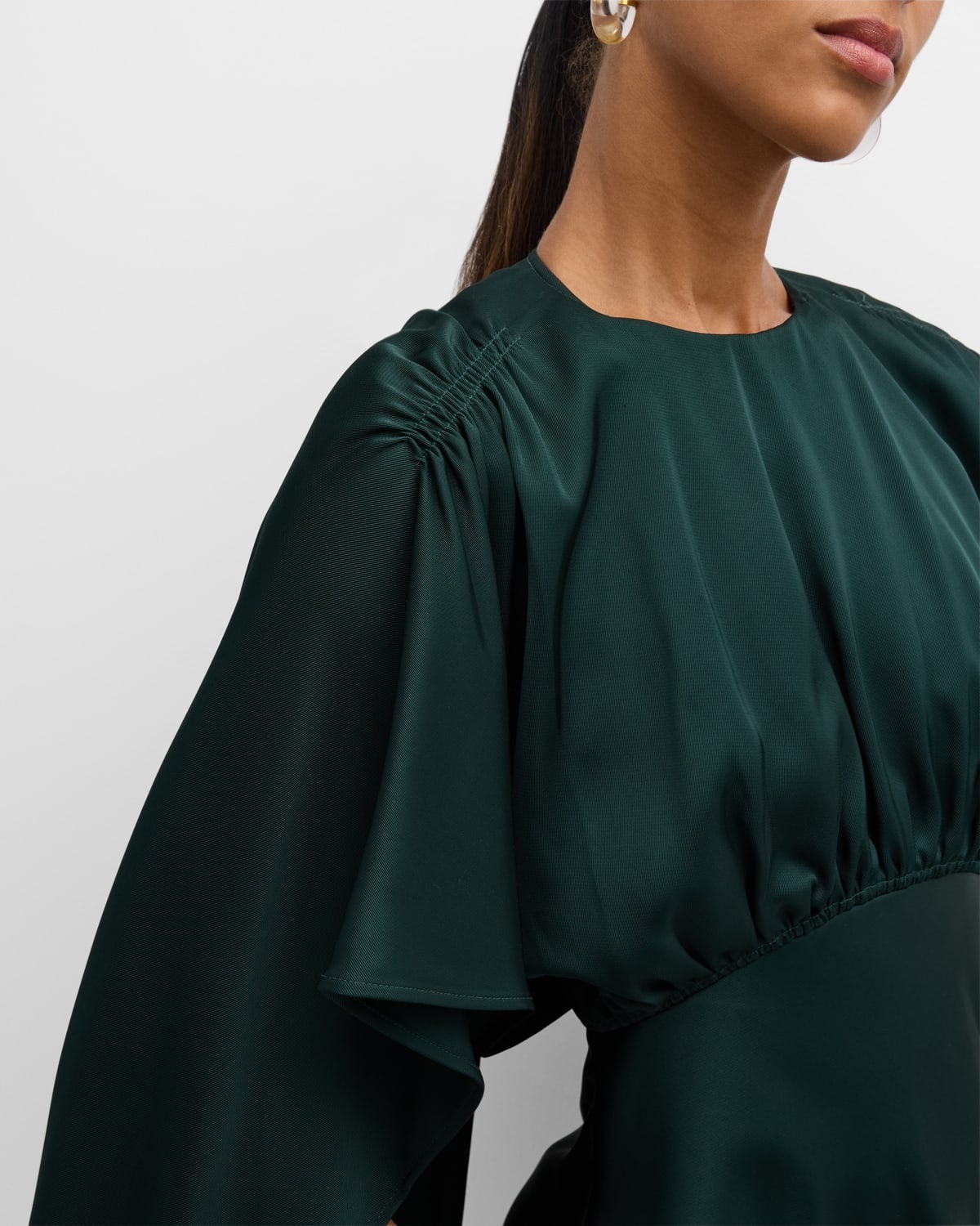 Zimmermann Eden Cascading Cape Mini Dress | neimanmarcus