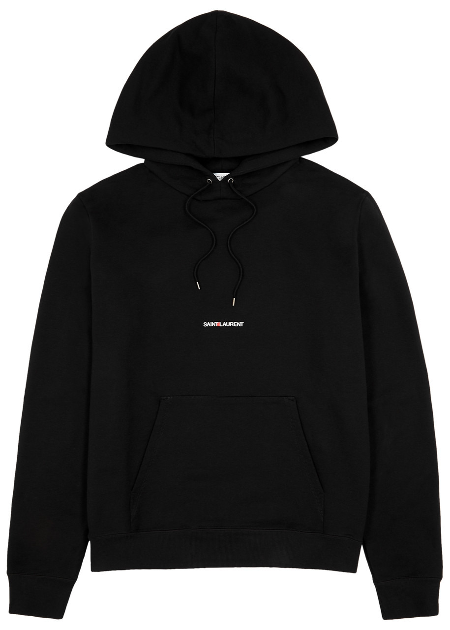 Logo hooded cotton sweatshirt - 1